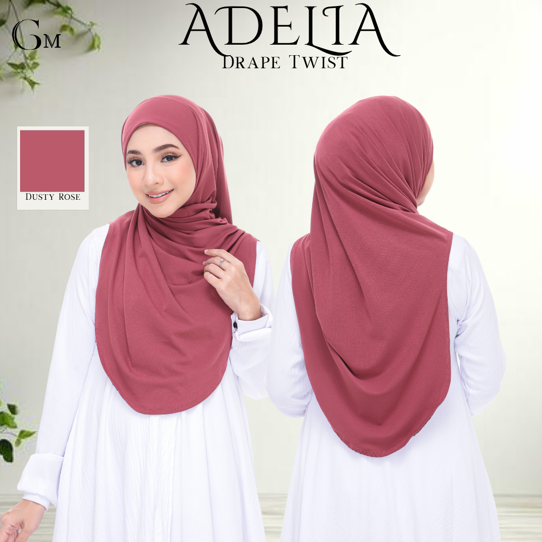 Dusty Rose Sarung Moscrepe Adelia