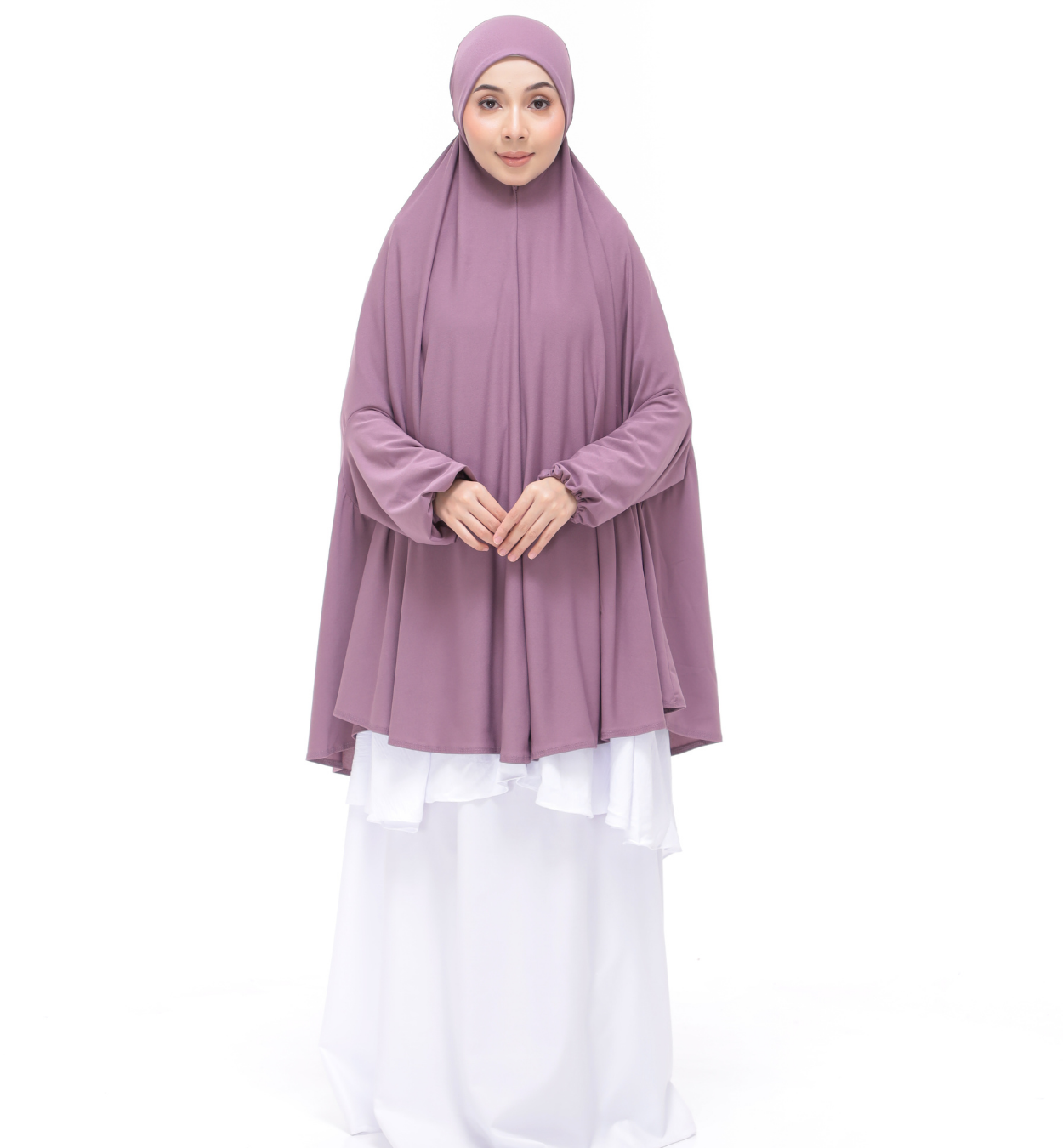 Dusty Purple Aneesa Mini Telekung