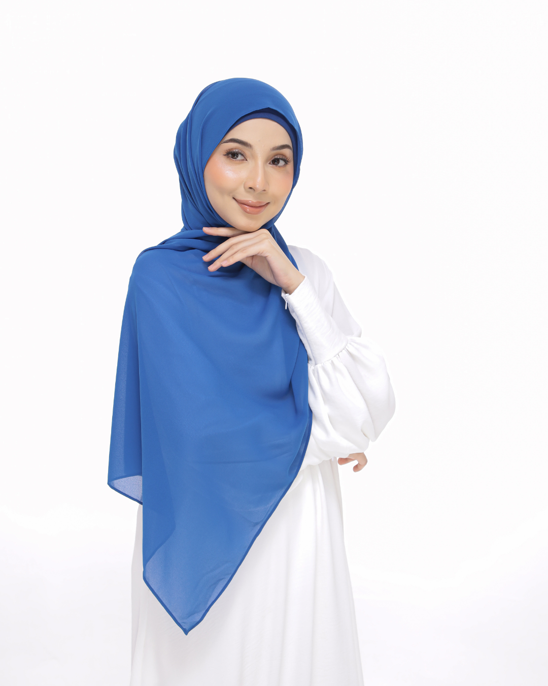 Royal Blue Snap & Go - Magnet Scarves