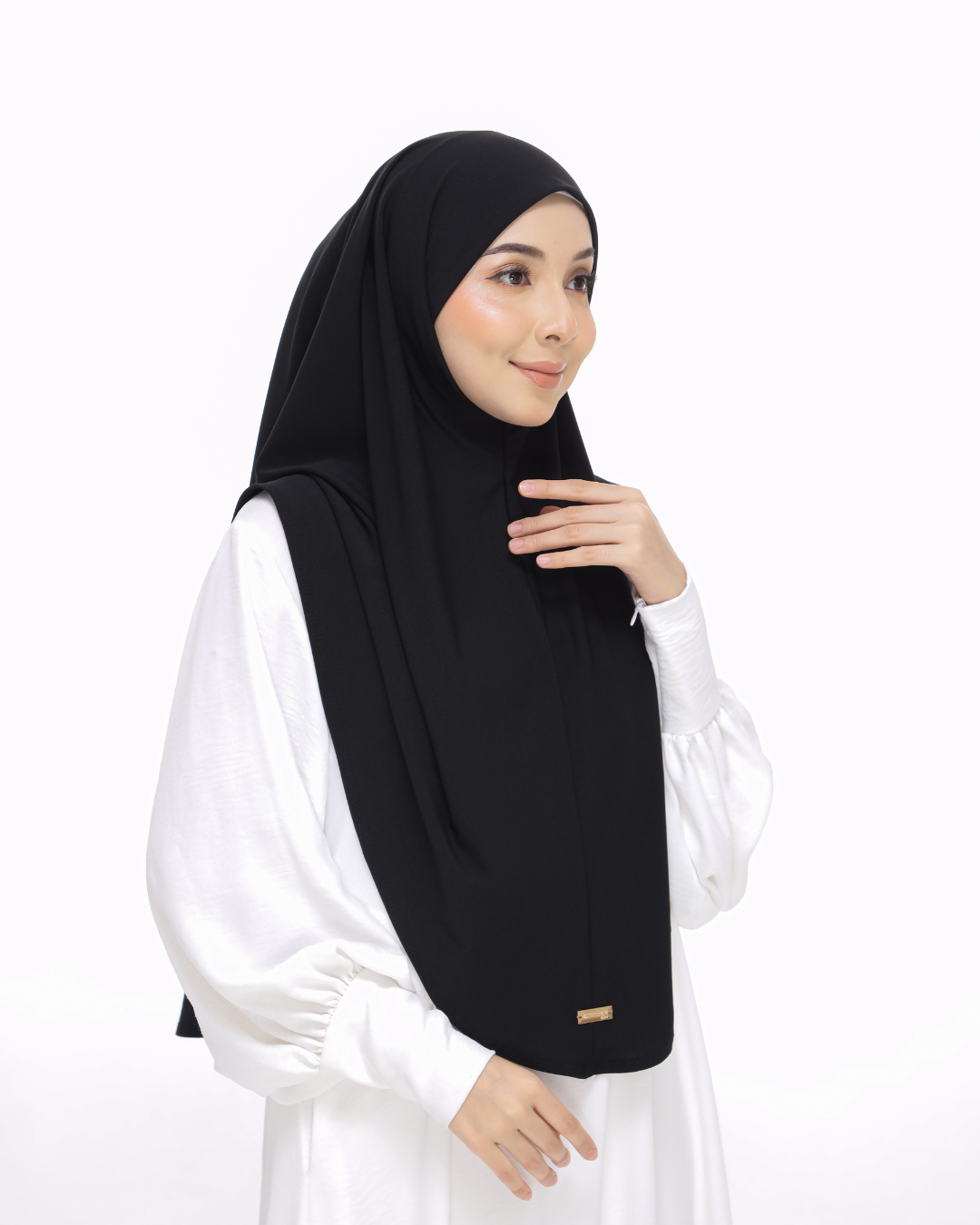 Black Sarung Moscrepe Safiya