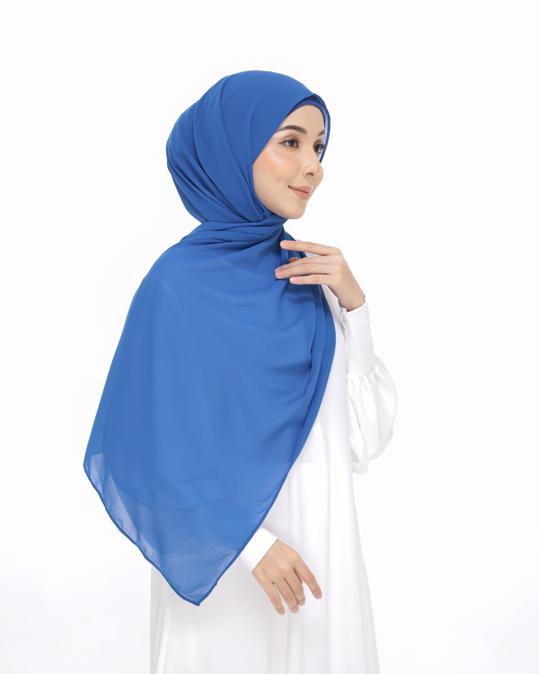 Royal Blue Snap & Go - Magnet Scarves
