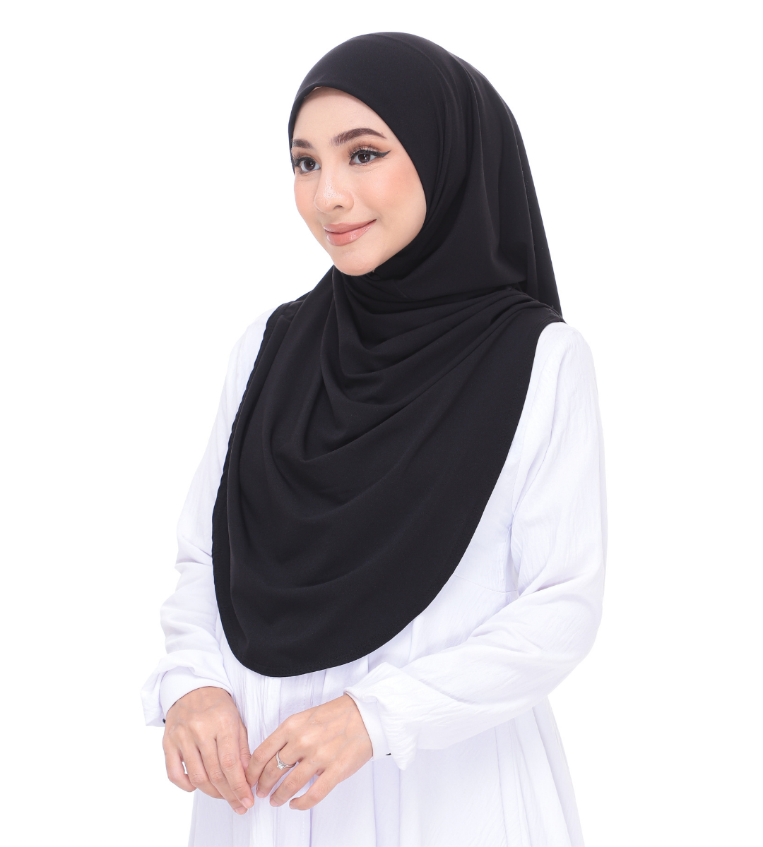 Black Sarung Moscrepe Adelia