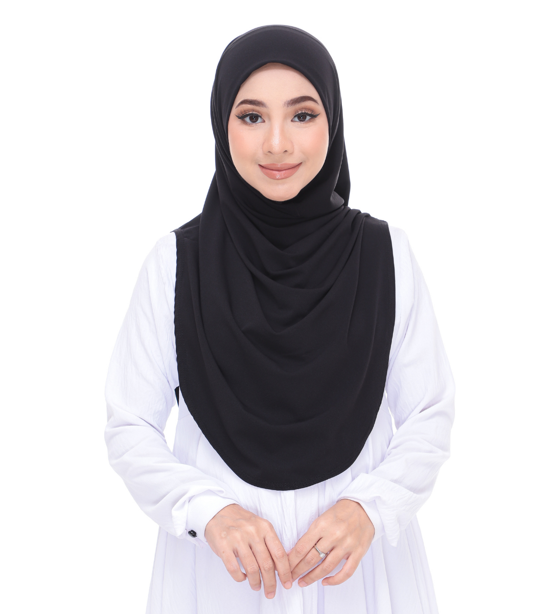 Black Sarung Moscrepe Adelia