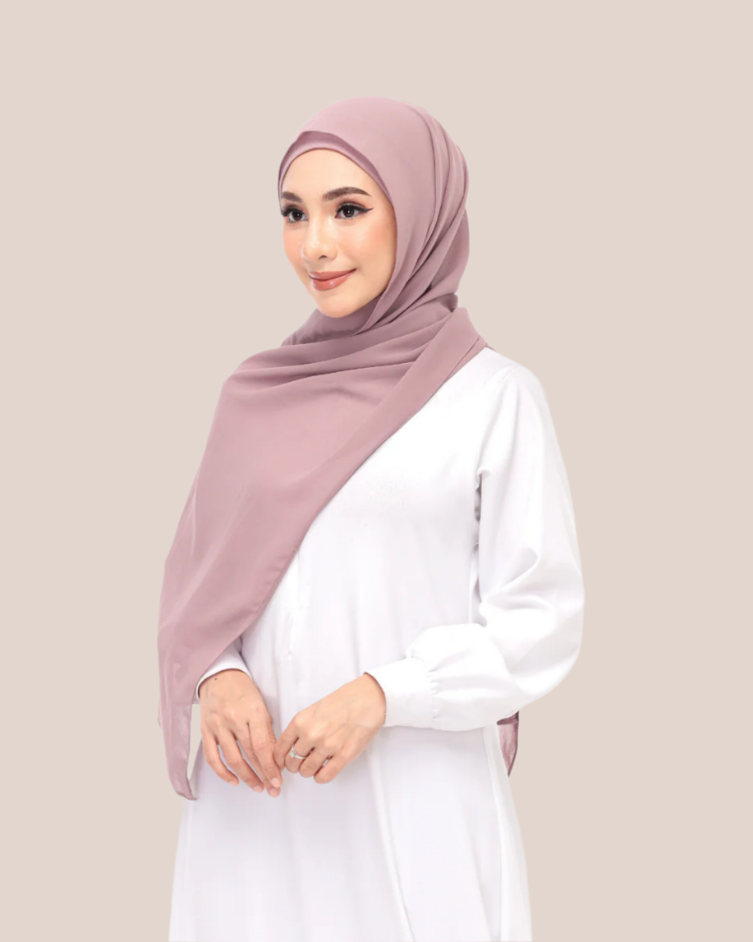 Dusty Purple Snap & Go - Magnet Scarves