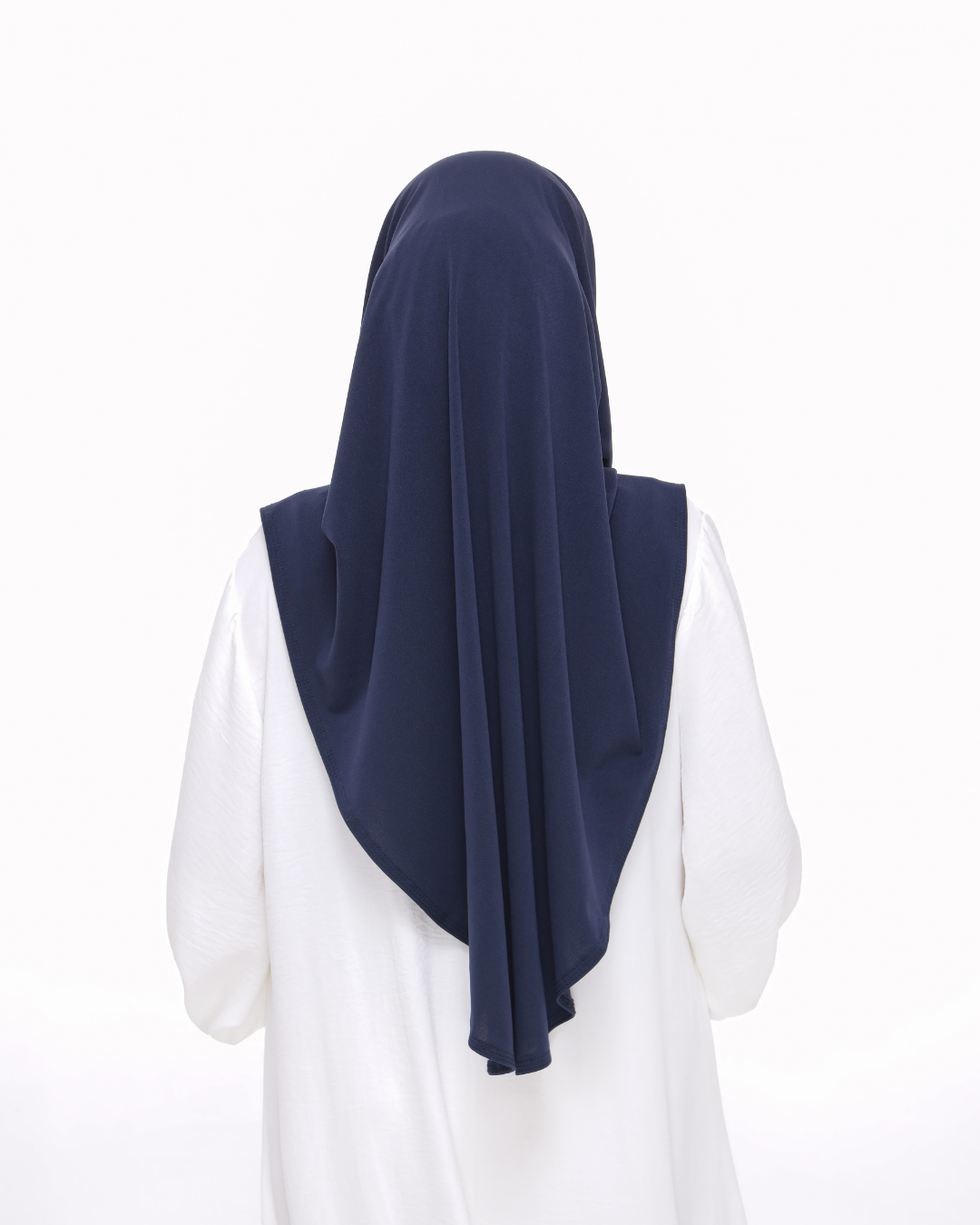 Navy Blue Sarung Moscrepe Safiya