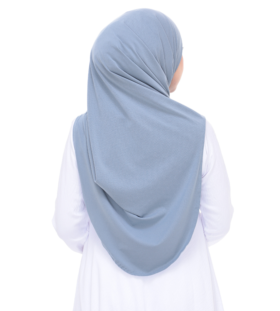 Teal Blue Sarung Moscrepe Adelia