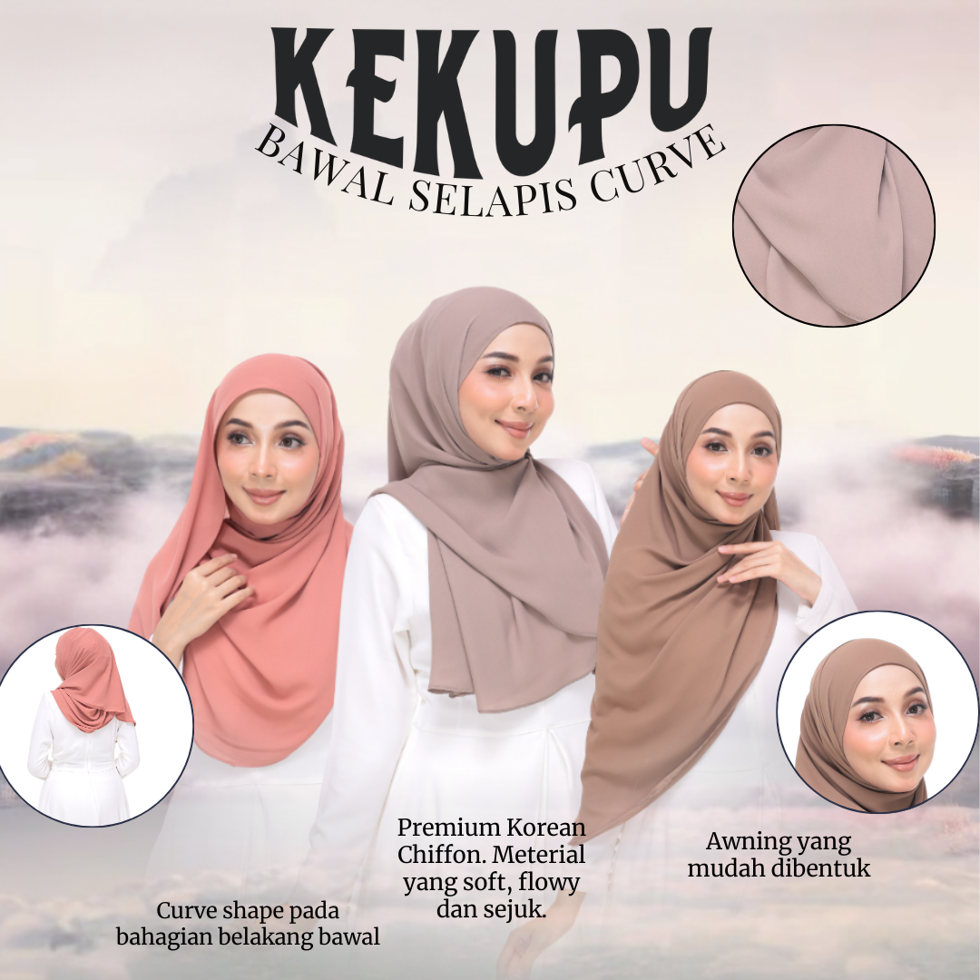 Dark Grey|Bawal Kekupu Selapis Zayra