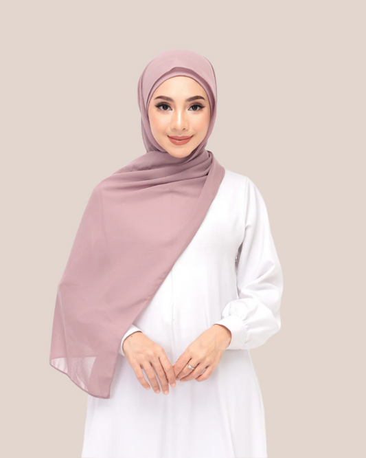 Dusty Purple Snap & Go - Magnet Scarves