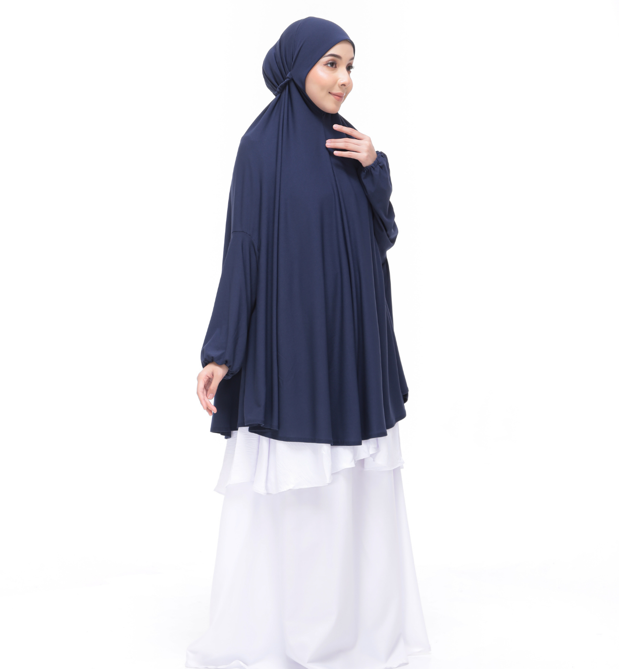 Navy Blue Aneesa Mini Telekung