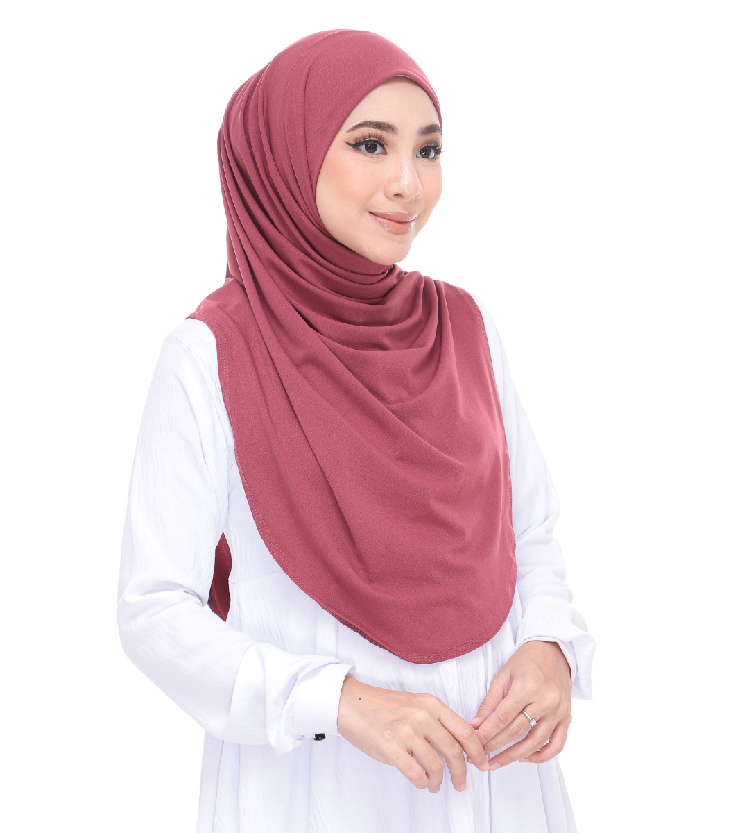 Dusty Rose Sarung Moscrepe Adelia