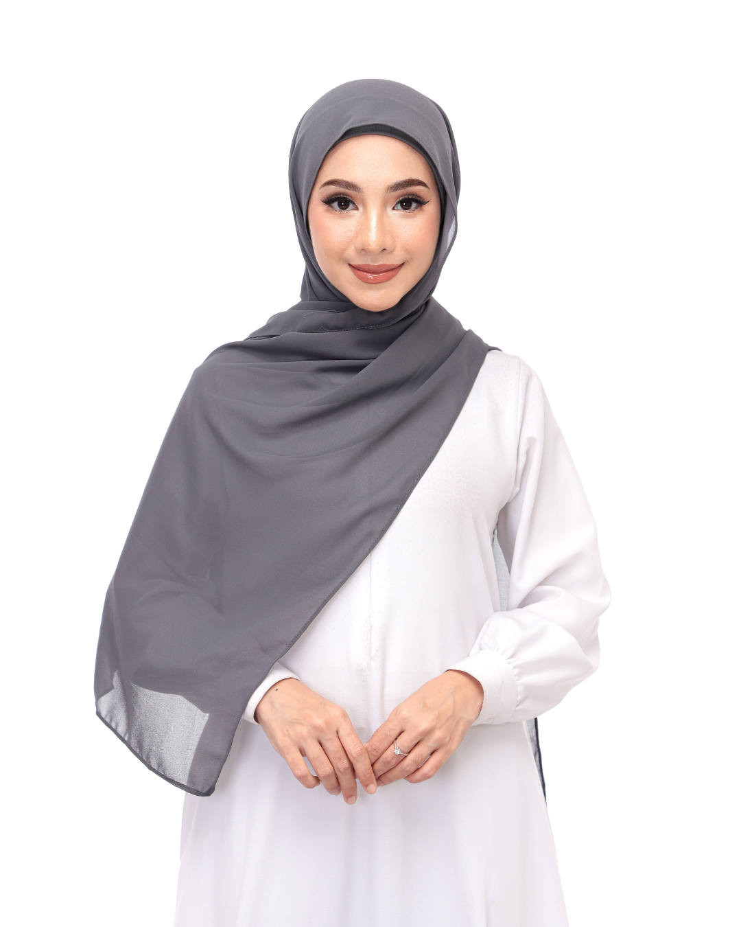 Dark Gray Snap & Go - Magnet Scarves