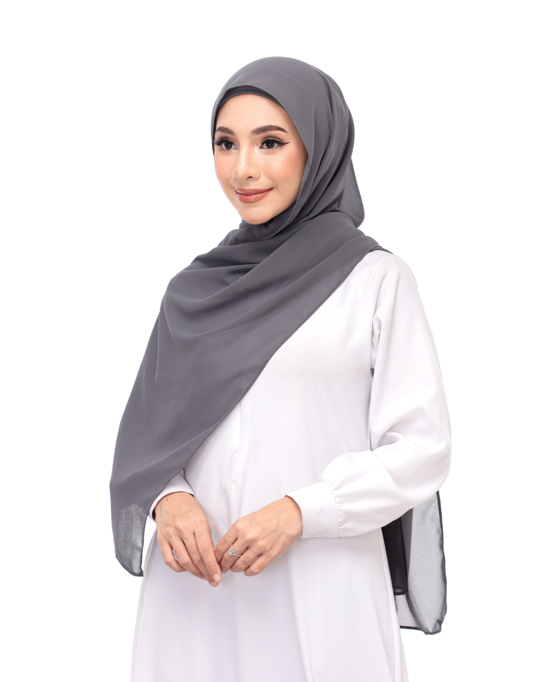 Dark Gray Snap & Go - Magnet Scarves