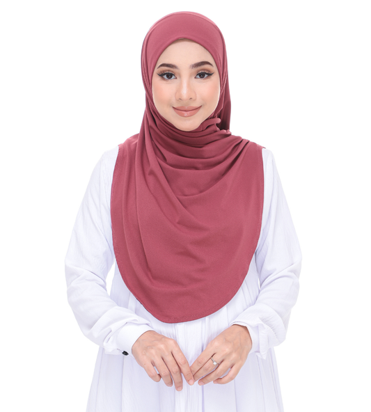 Dusty Rose Sarung Moscrepe Adelia