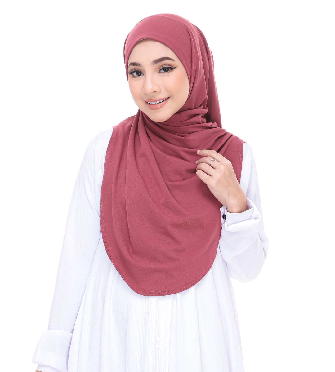 Dusty Rose Sarung Moscrepe Adelia