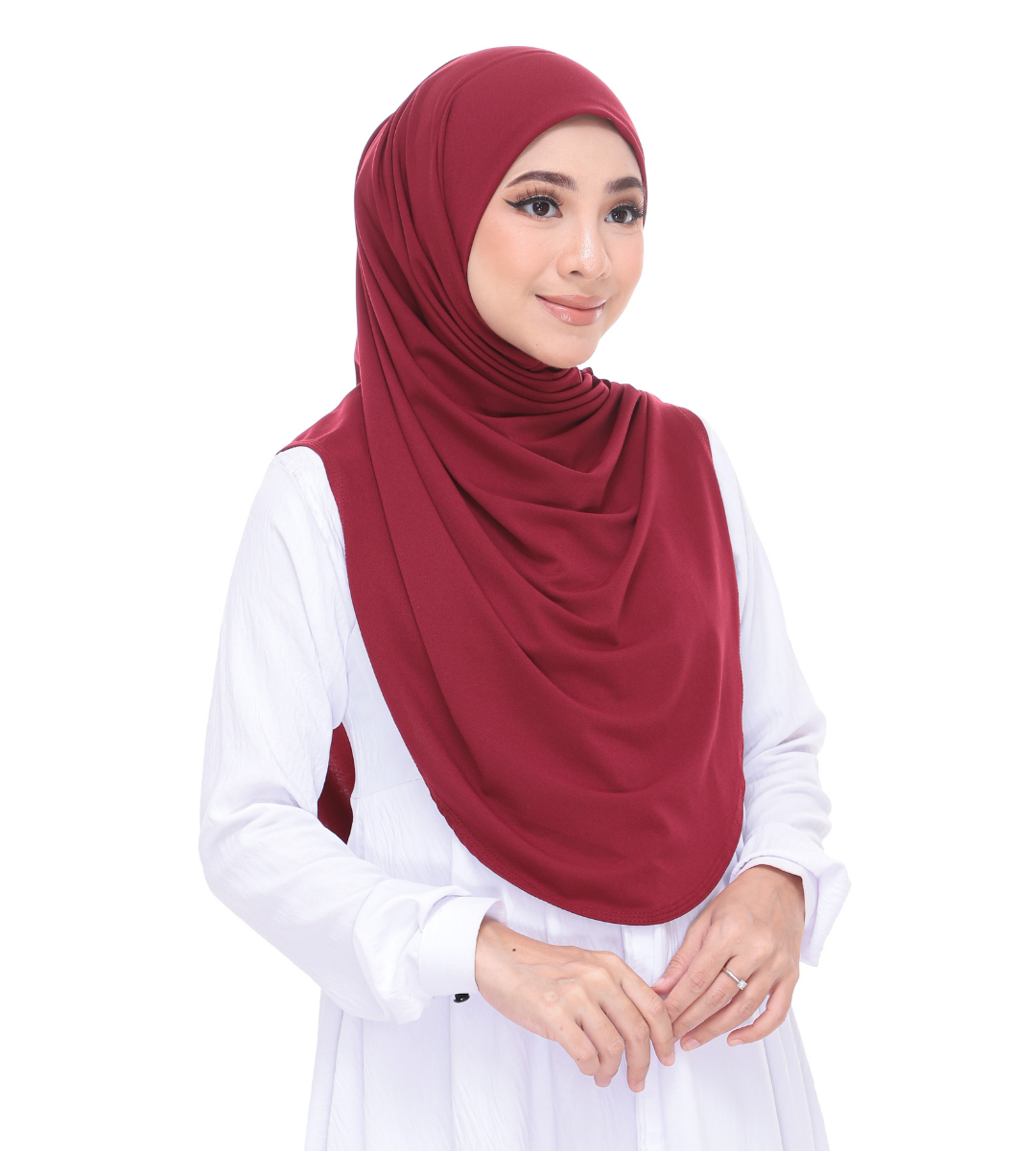 Red Rose Sarung Moscrepe Adelia