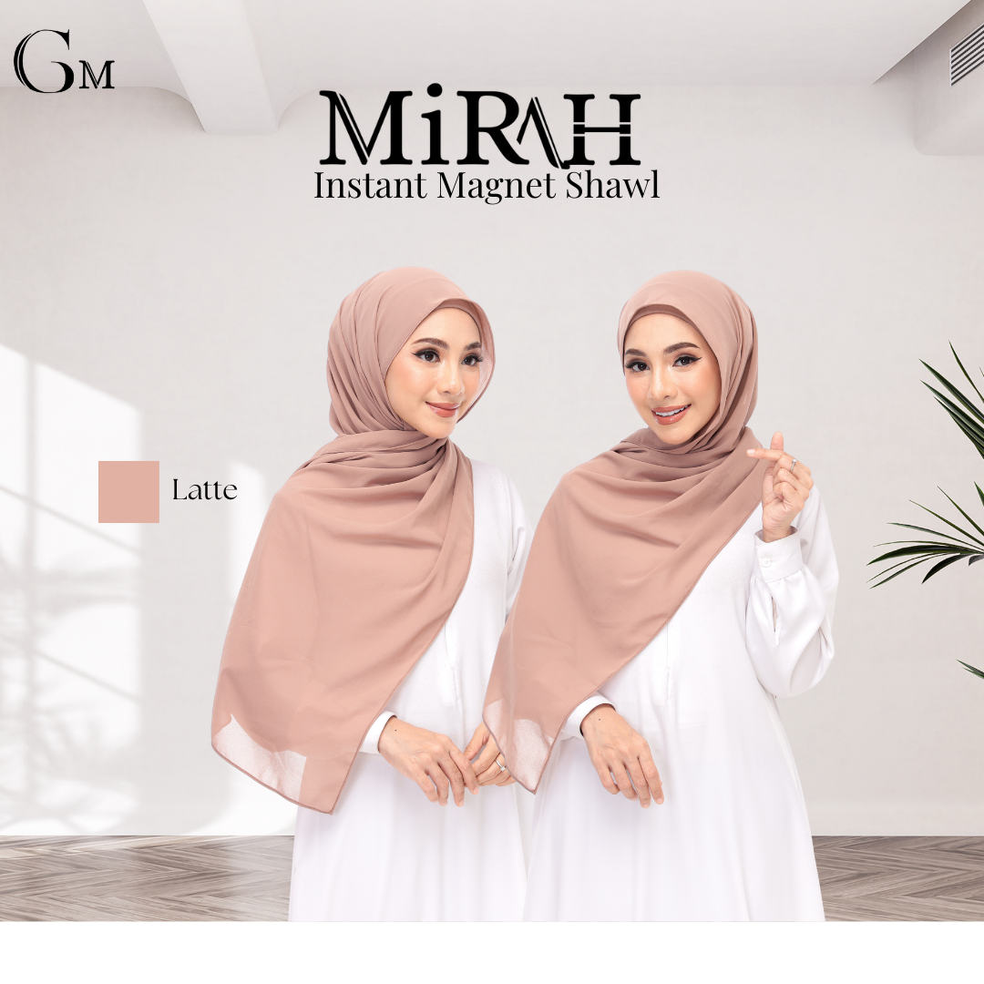 Latte Snap & Go - Magnet Scarves