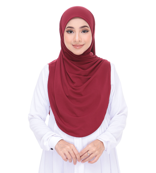 Red Rose Sarung Moscrepe Adelia