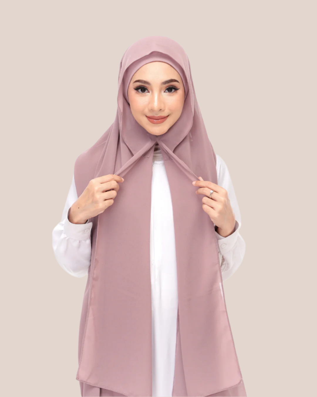 Dusty Purple Snap & Go - Magnet Scarves