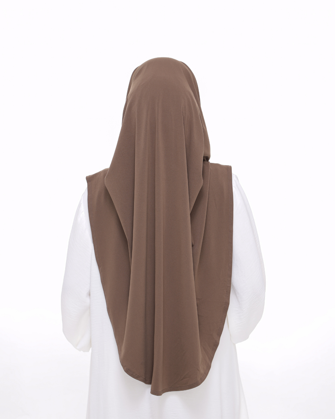 Powder Brown Sarung Moscrepe Safiya