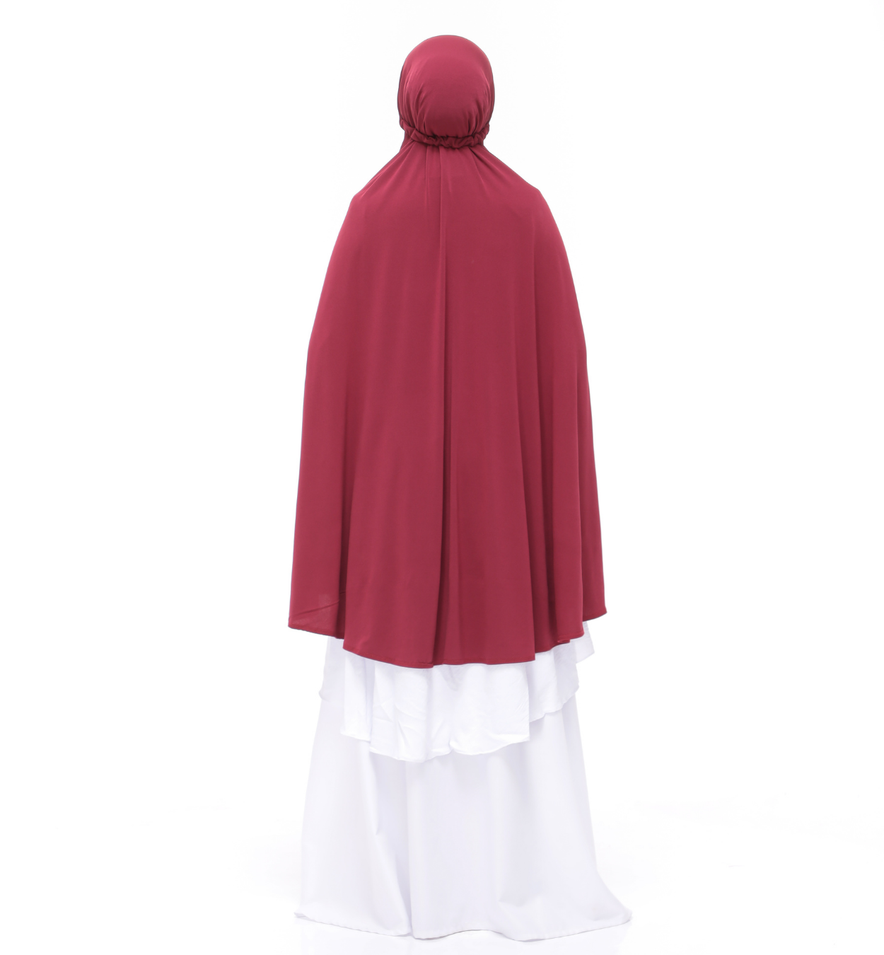 Maroon Aneesa Mini Telekung