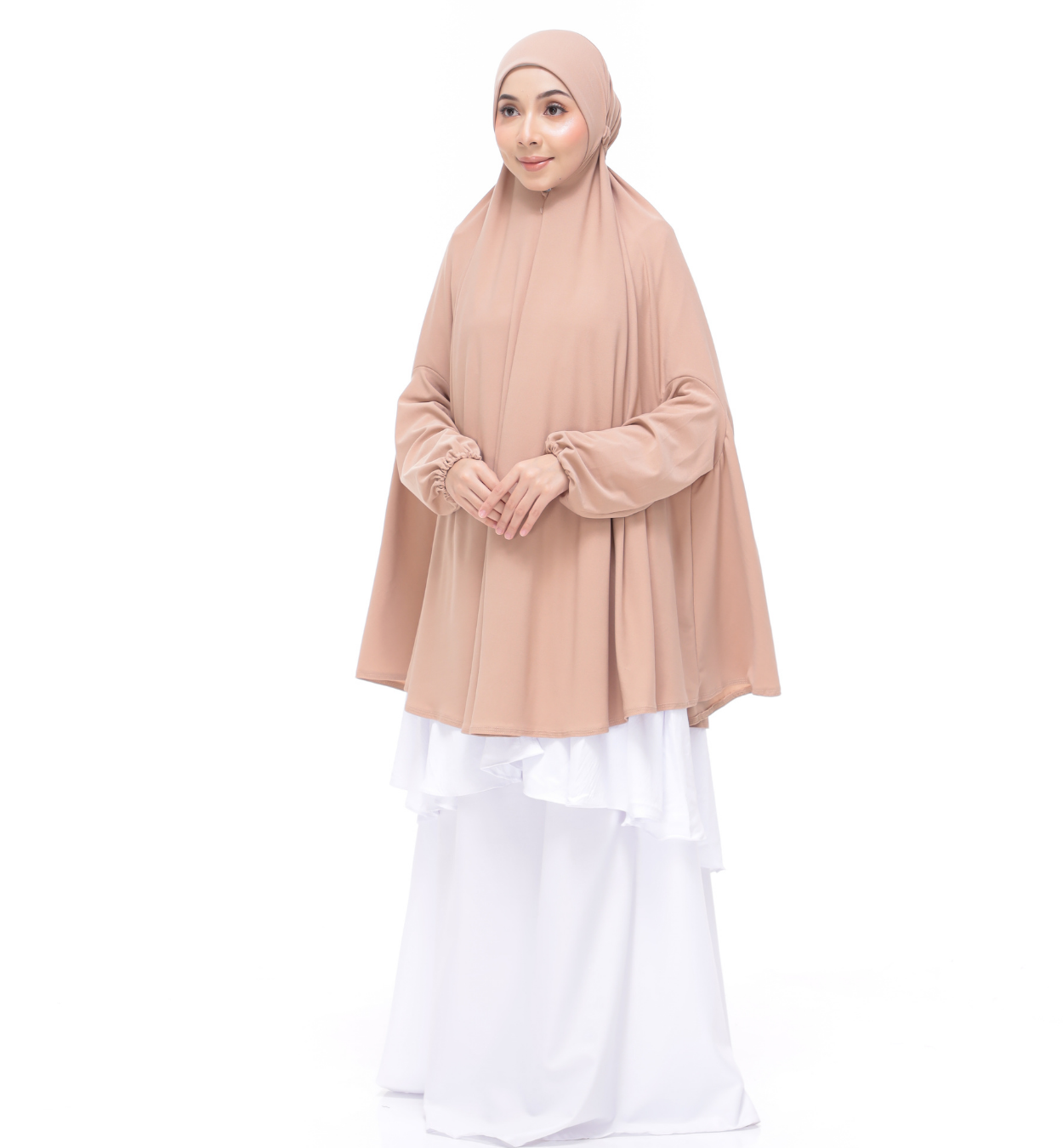 Peach Aneesa Mini Telekung