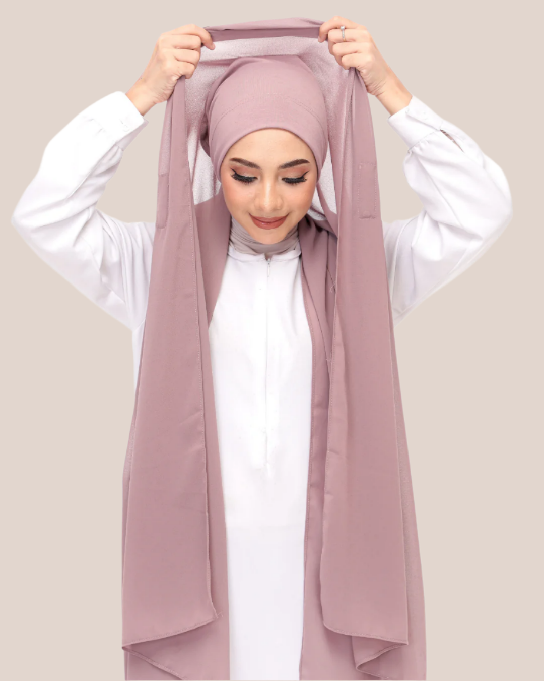 Dusty Purple Snap & Go - Magnet Scarves