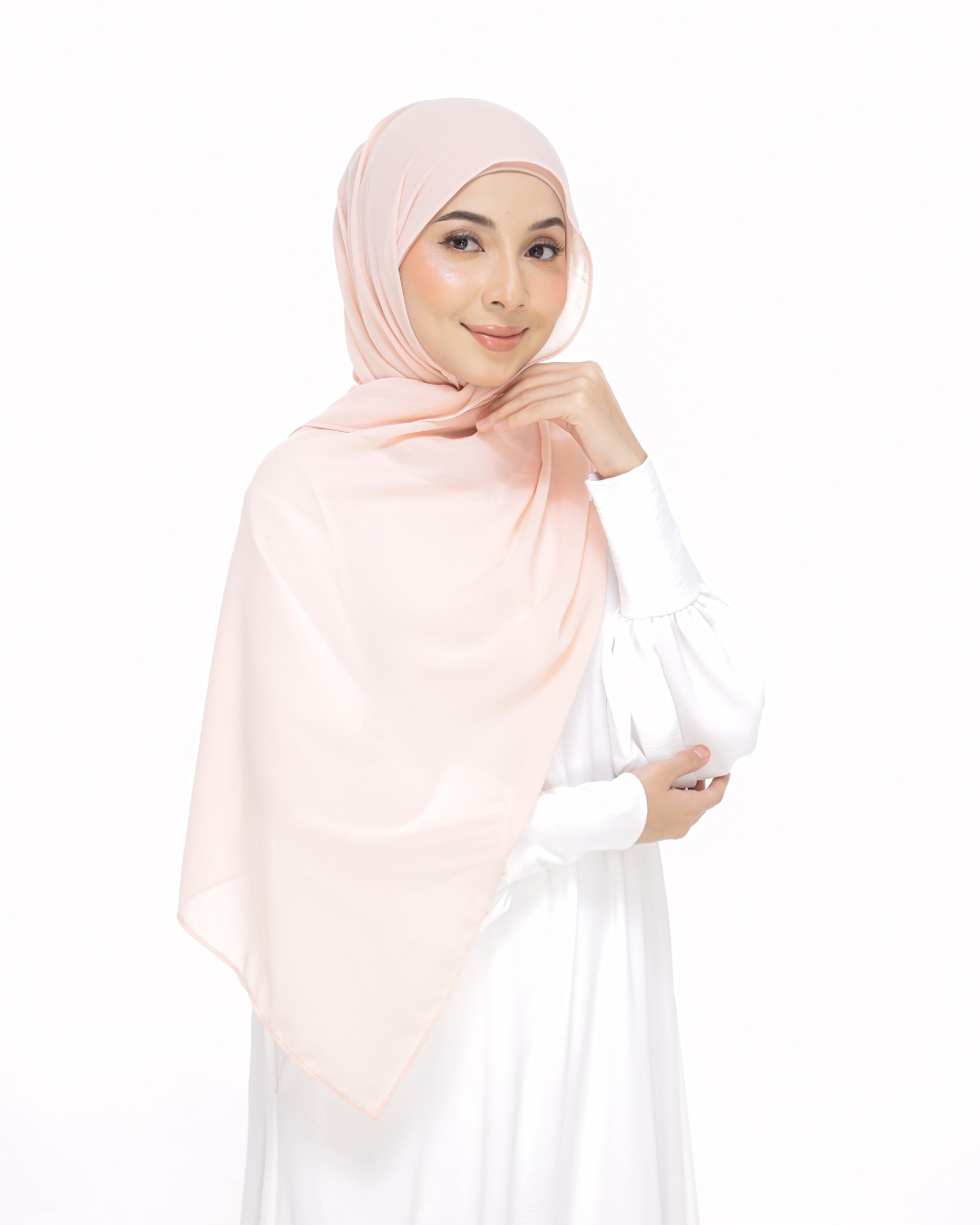 Peach Snap & Go - Magnet Scarves