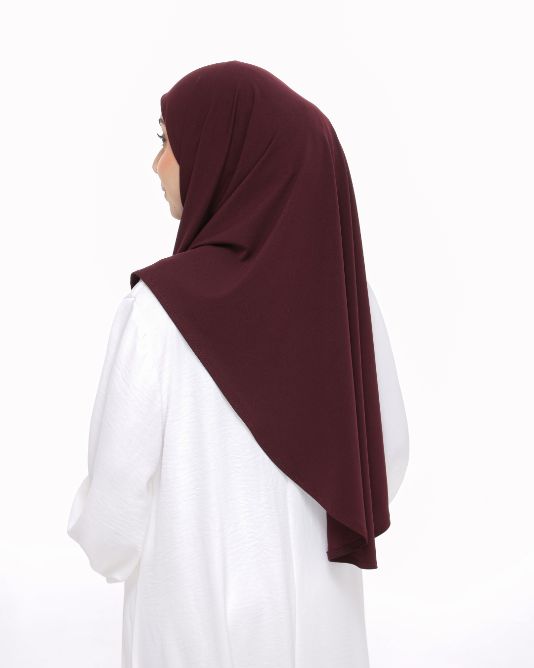 Red Wine Sarung Moscrepe Safiya