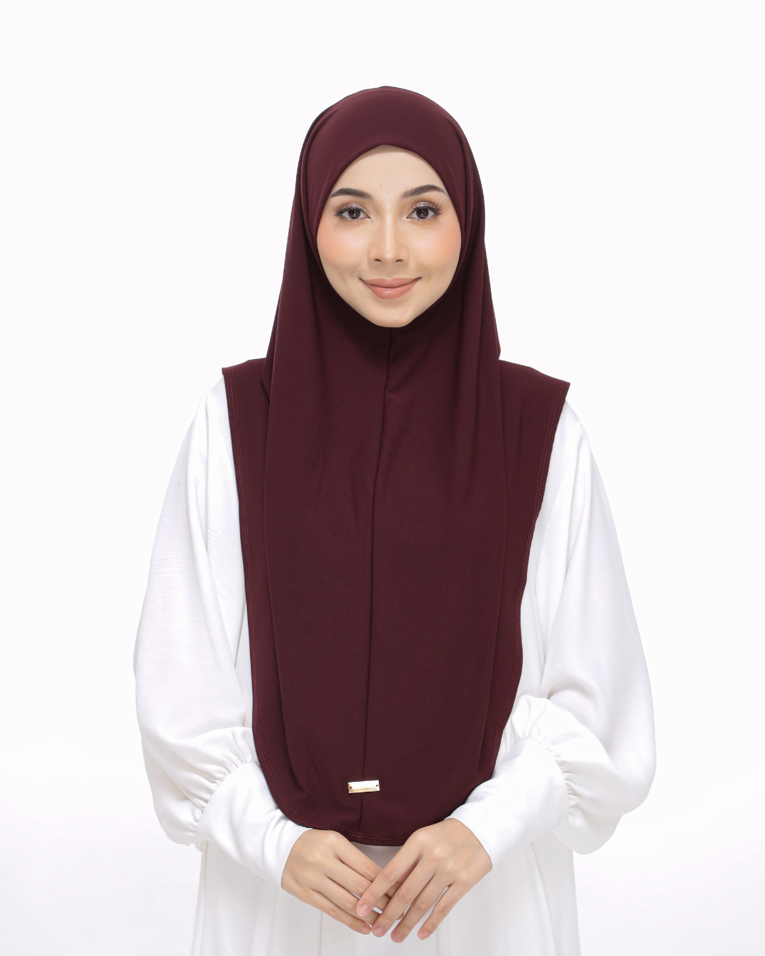 Red Wine Sarung Moscrepe Safiya