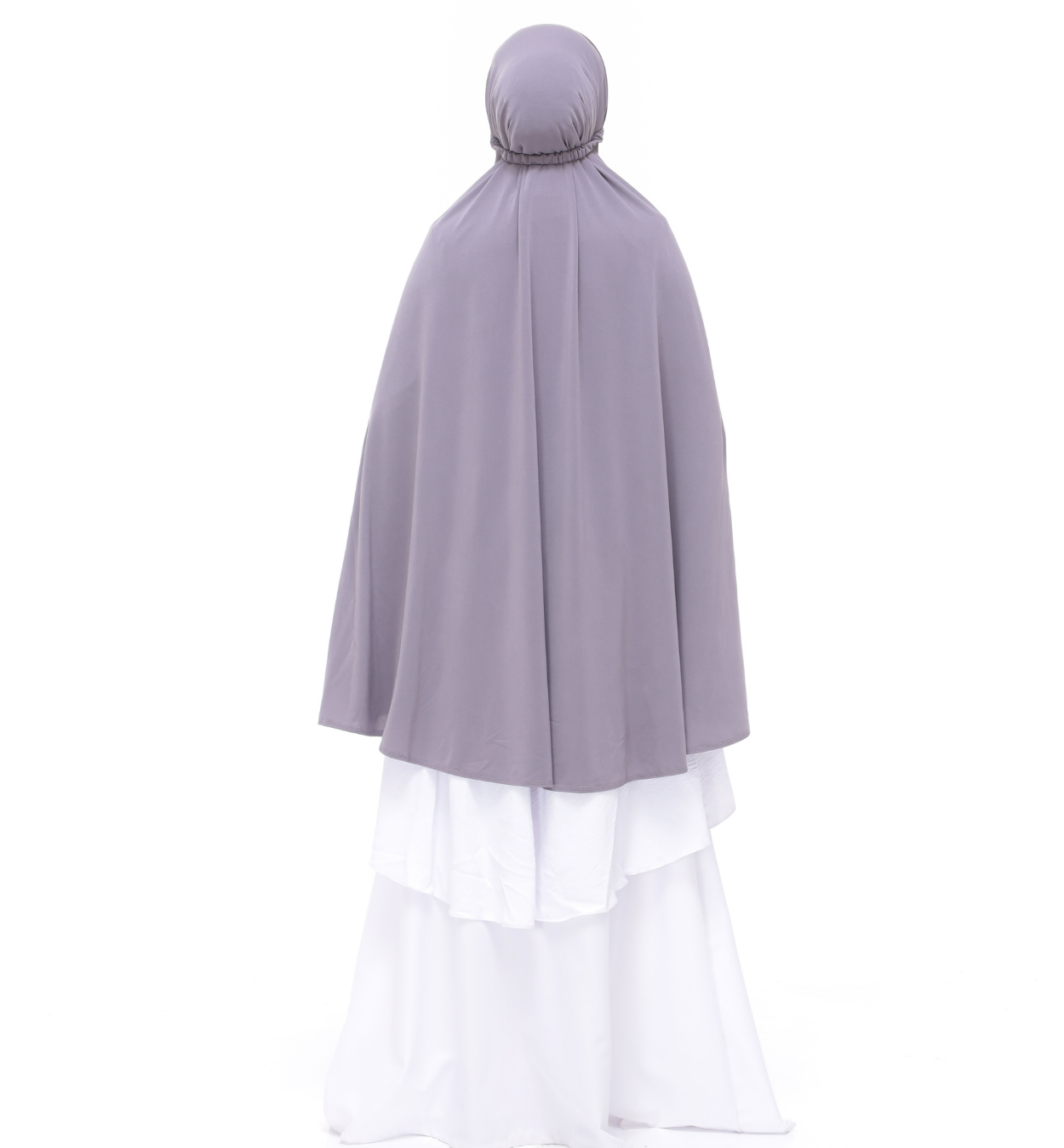 Metalic Gray Aneesa Mini Telekung