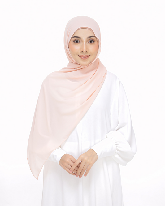 Peach Snap & Go - Magnet Scarves