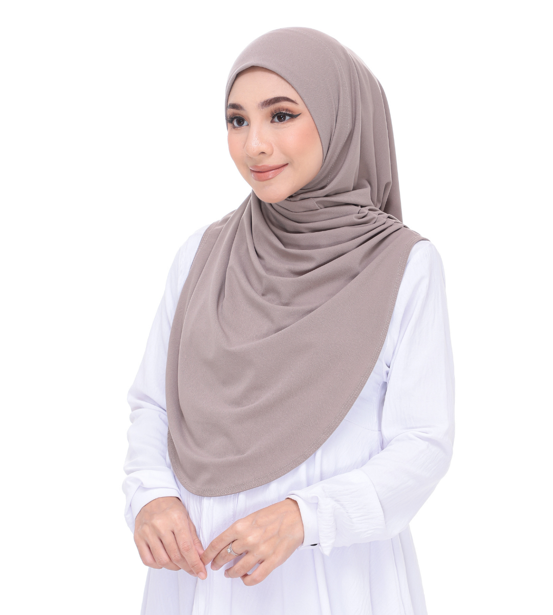 Khaki Sarung Moscrepe Adelia