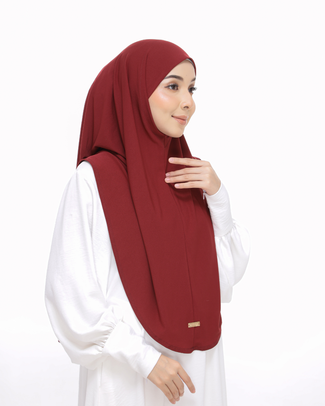 Red Rose Sarung Moscrepe Safiya