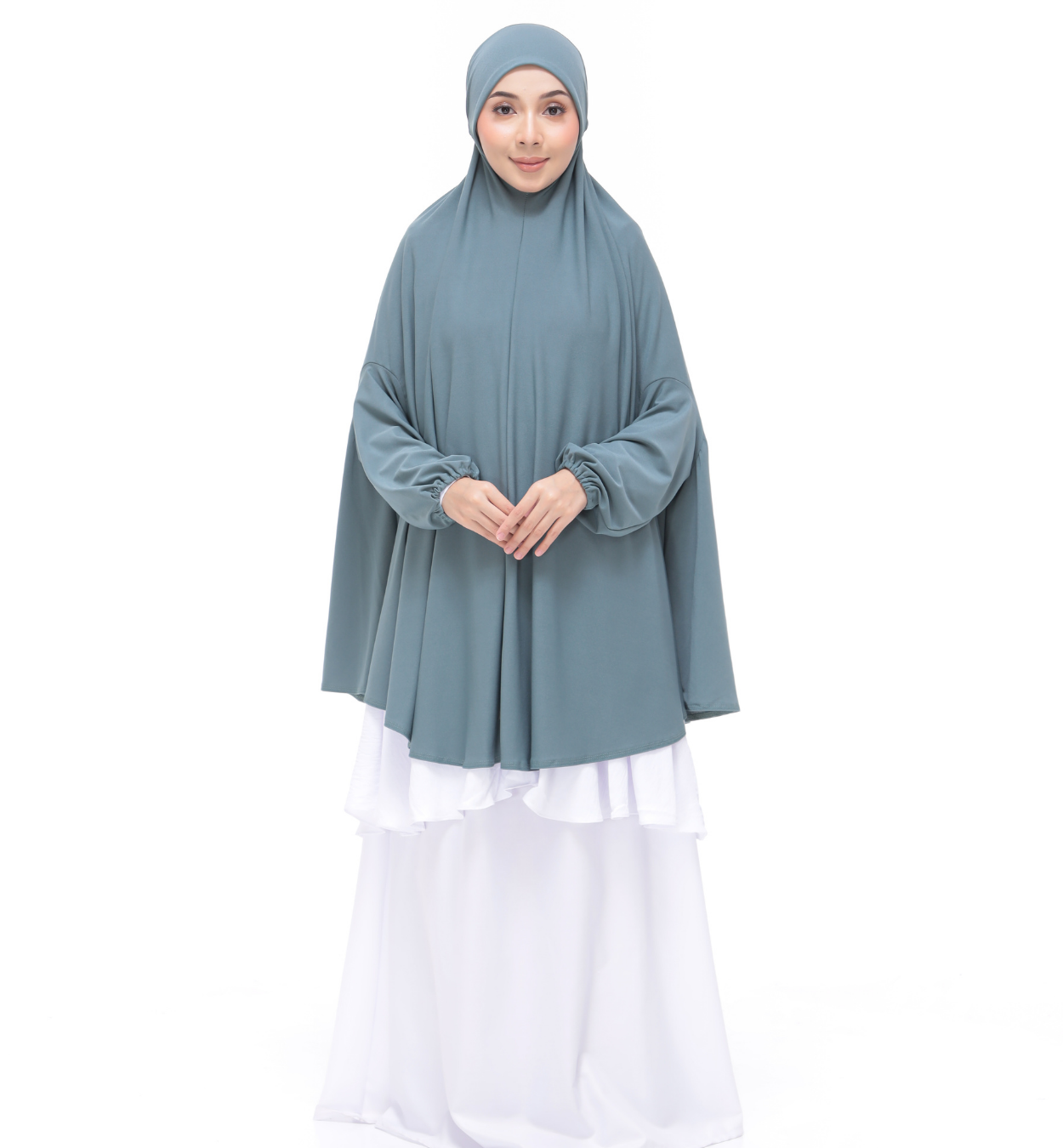 Mint Green Aneesa Mini Telekung