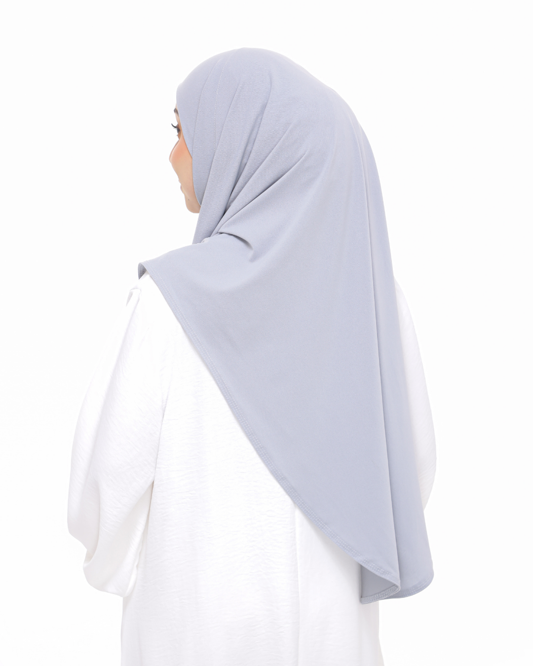 Cloud Gray Sarung Moscrepe Safiya