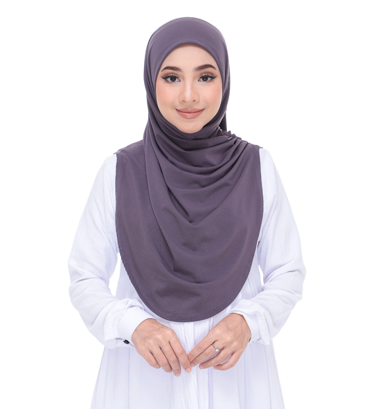 Purple Belachan Sarung Moscrepe Adelia