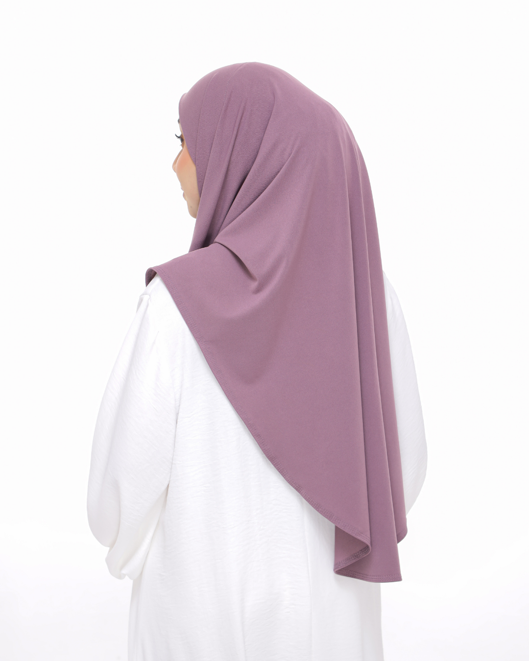 Dusty Purple Sarung Moscrepe Safiya