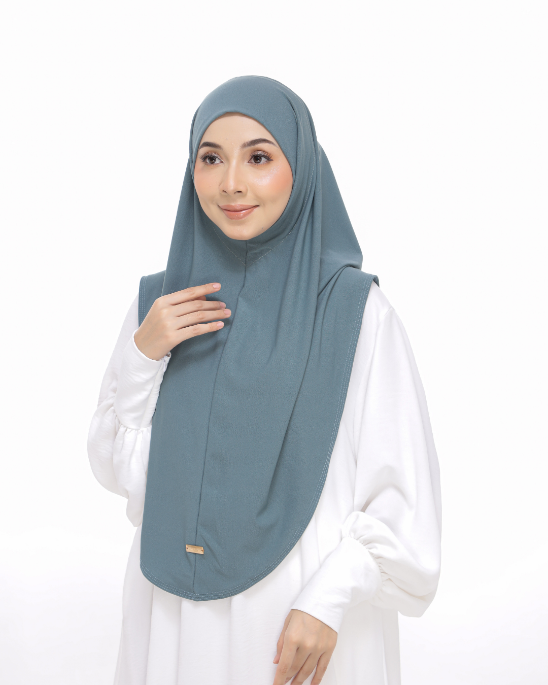 Mint Green Sarung Moscrepe Safiya