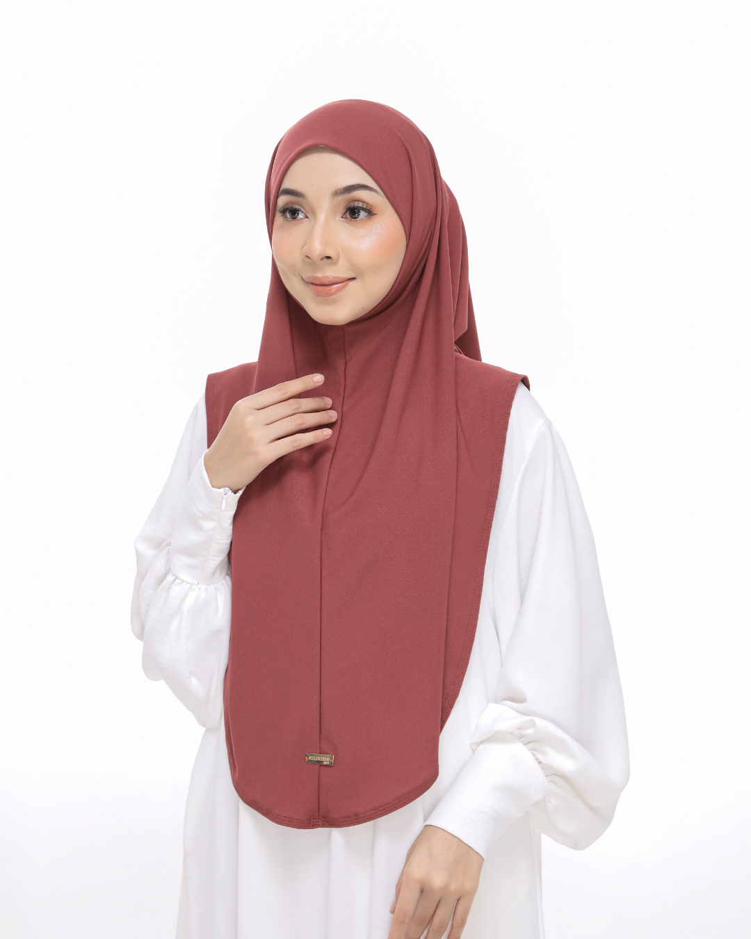 Dusty Rose Sarung Moscrepe Safiya