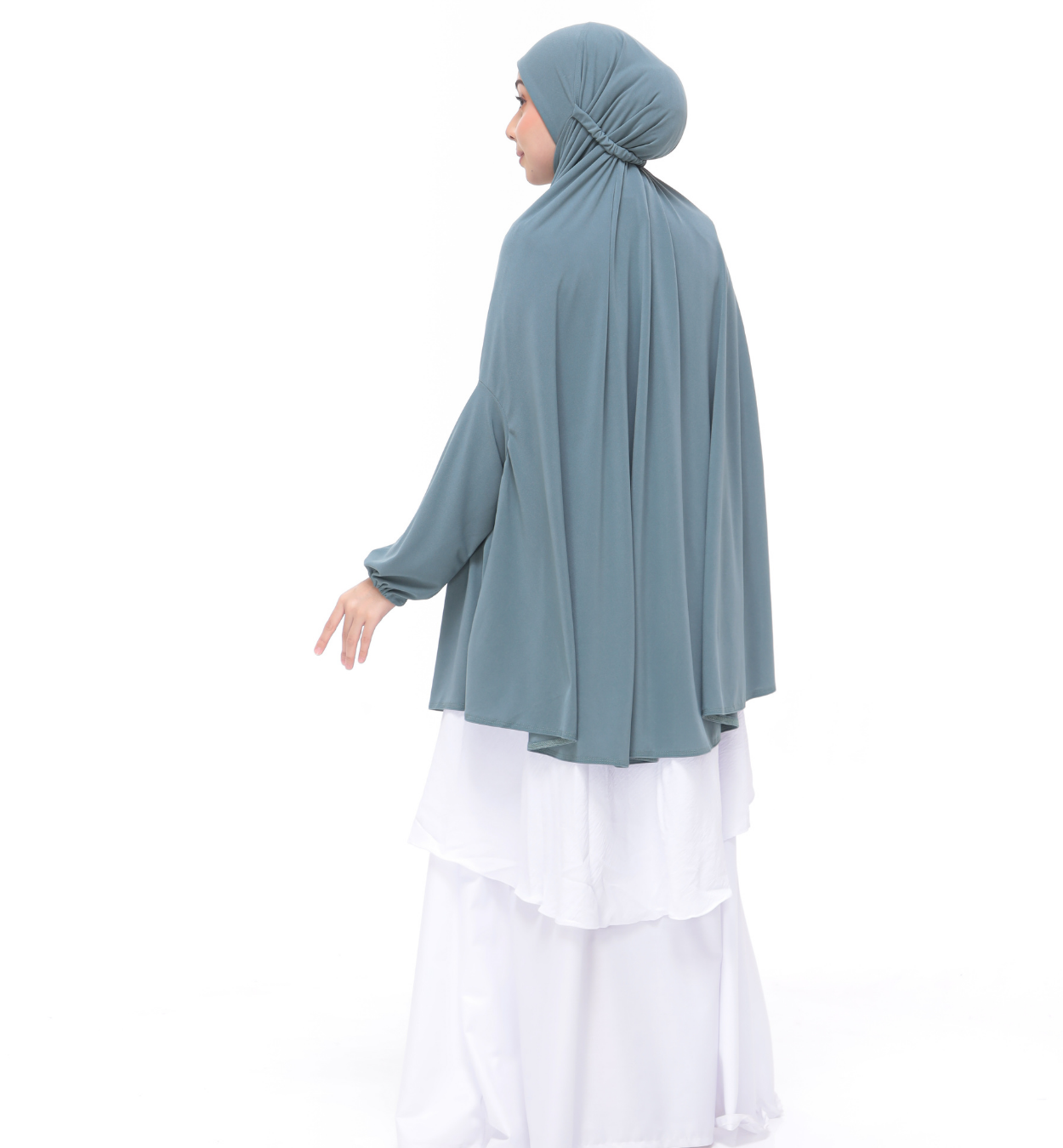 Mint Green Aneesa Mini Telekung