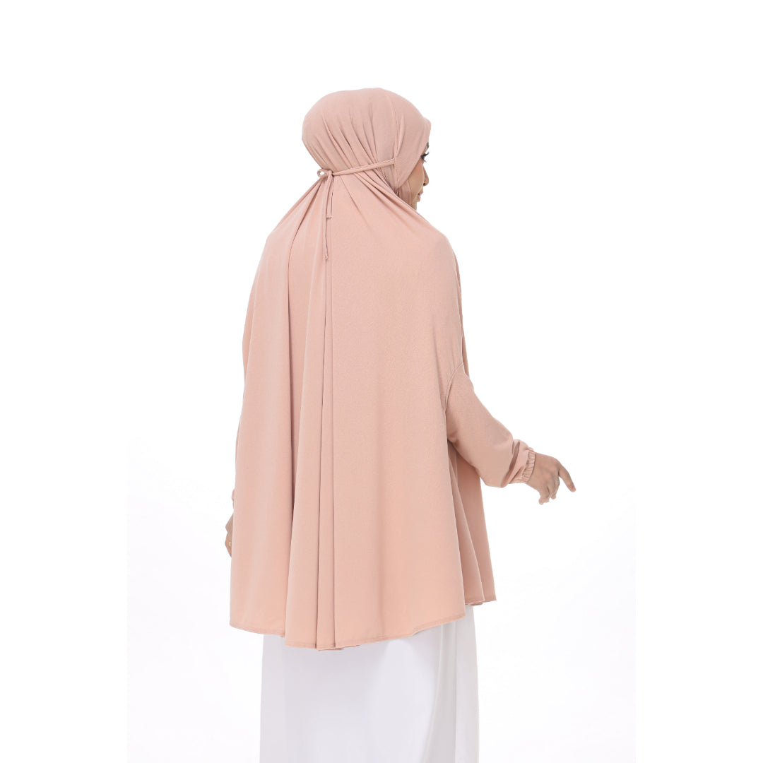 Peach Mini Telekung Farah