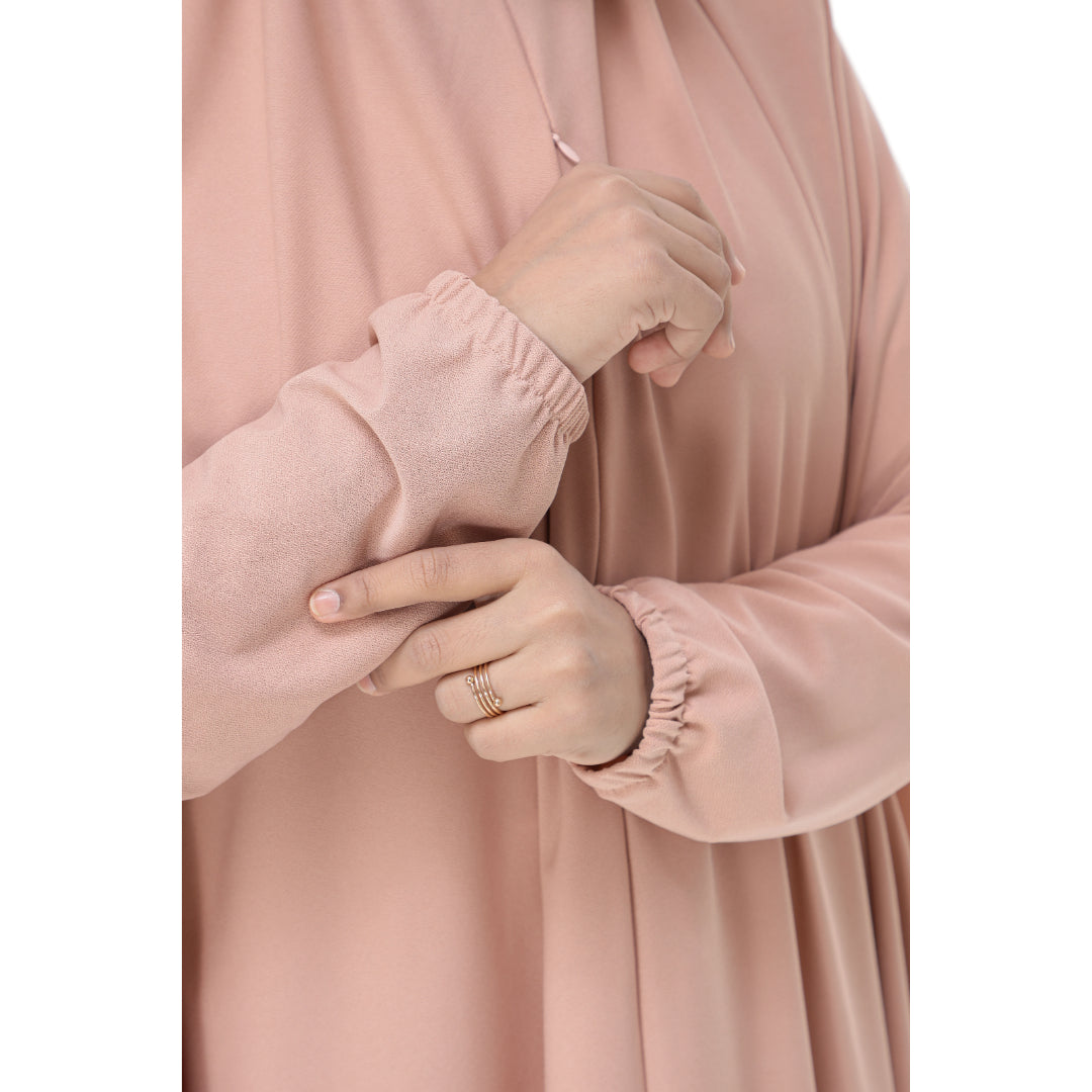 Peach Mini Telekung Farah