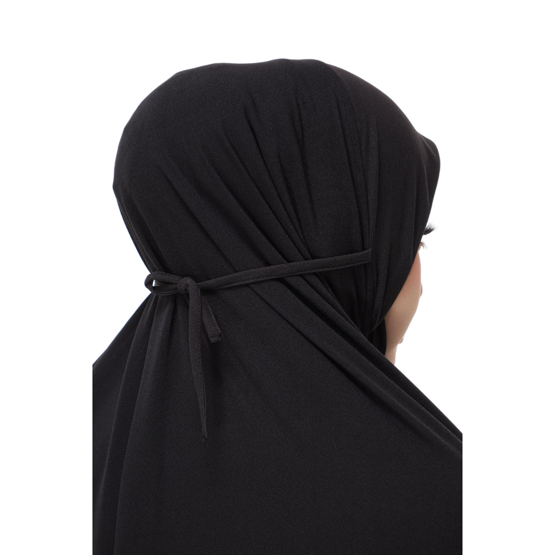 Black Mini Telekung Farah