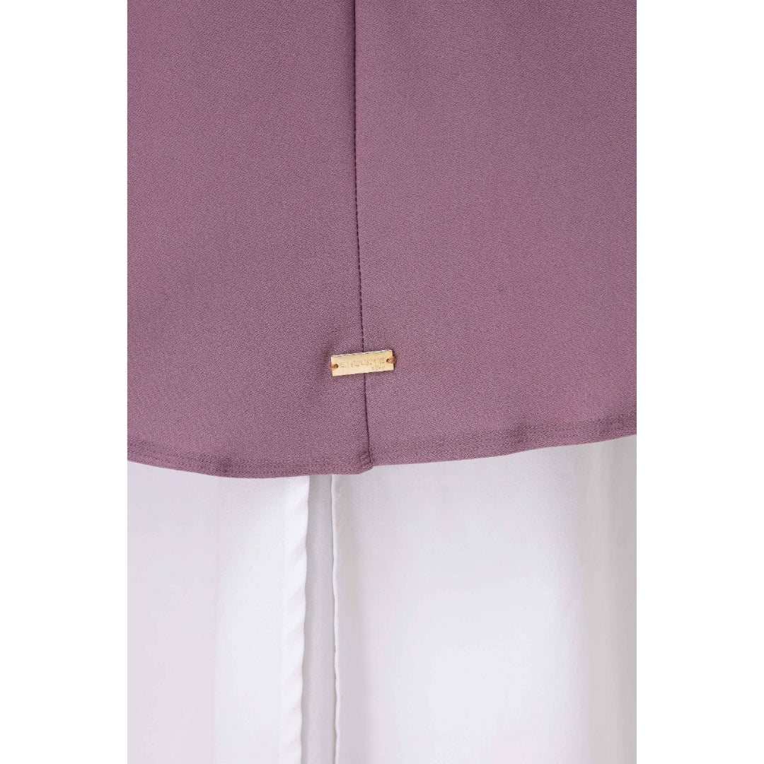 Dusty Purple Mini Telekung Farah
