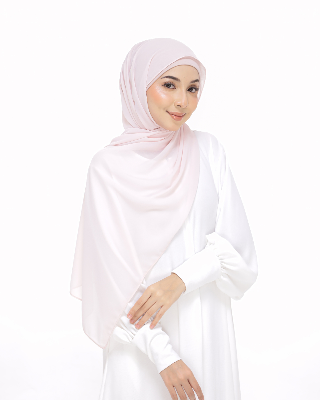 Soft Pink Snap & Go - Magnet Scarves