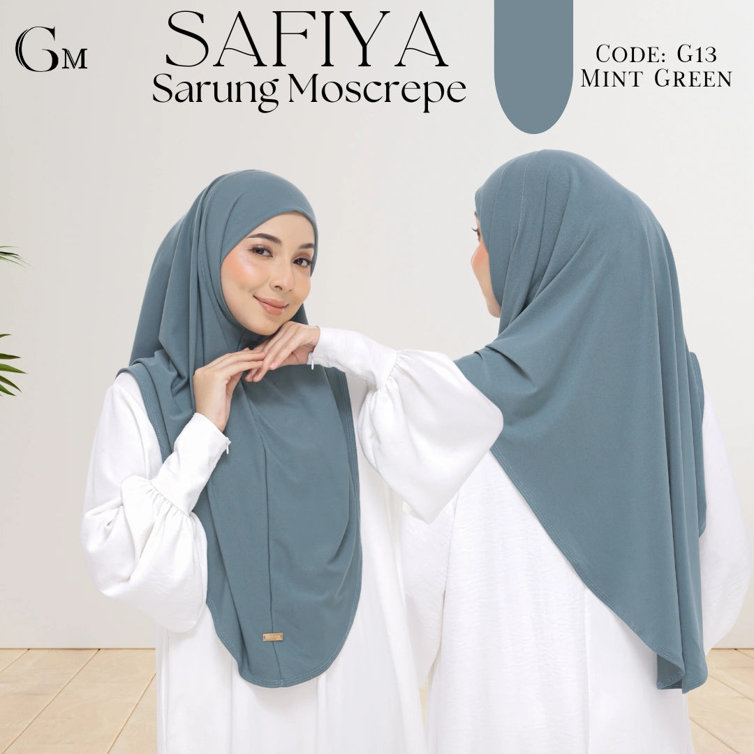 mint green sarung safiya