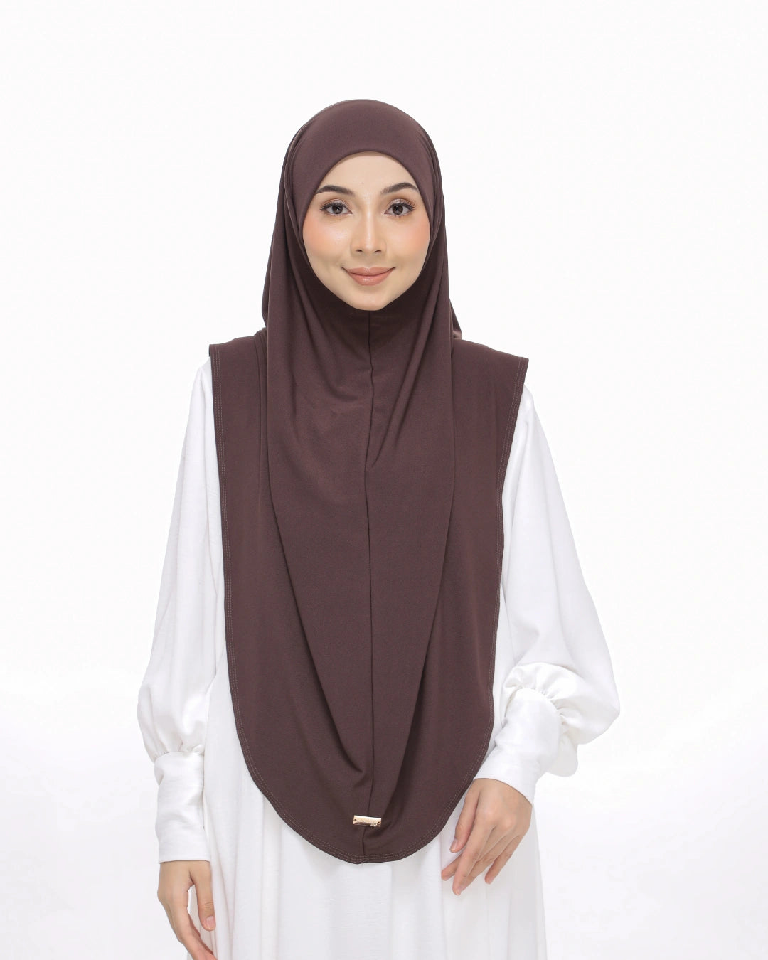 sarung safiya moscrepe choco