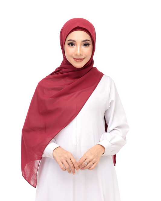 Maroon Snap & Go - Magnet Scarves