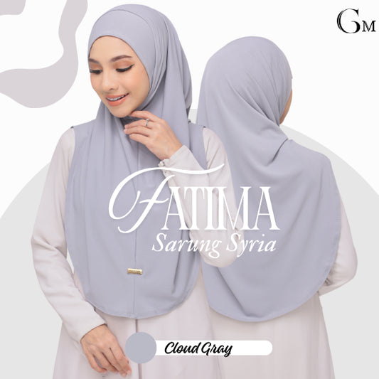 Cloud Gray|Fatima Instant Sarung Syria