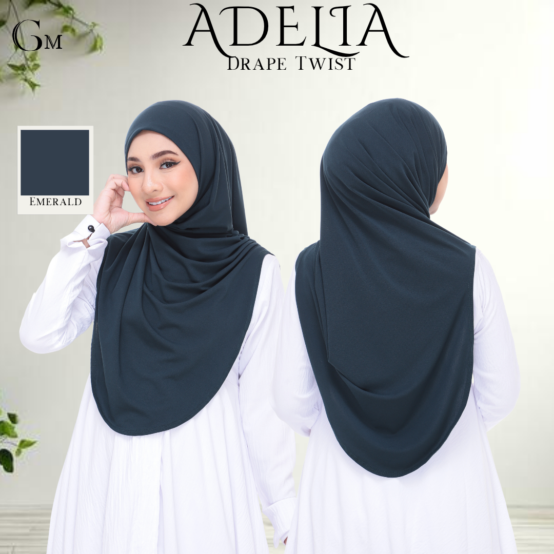 Emerald Sarung Moscrepe Adelia